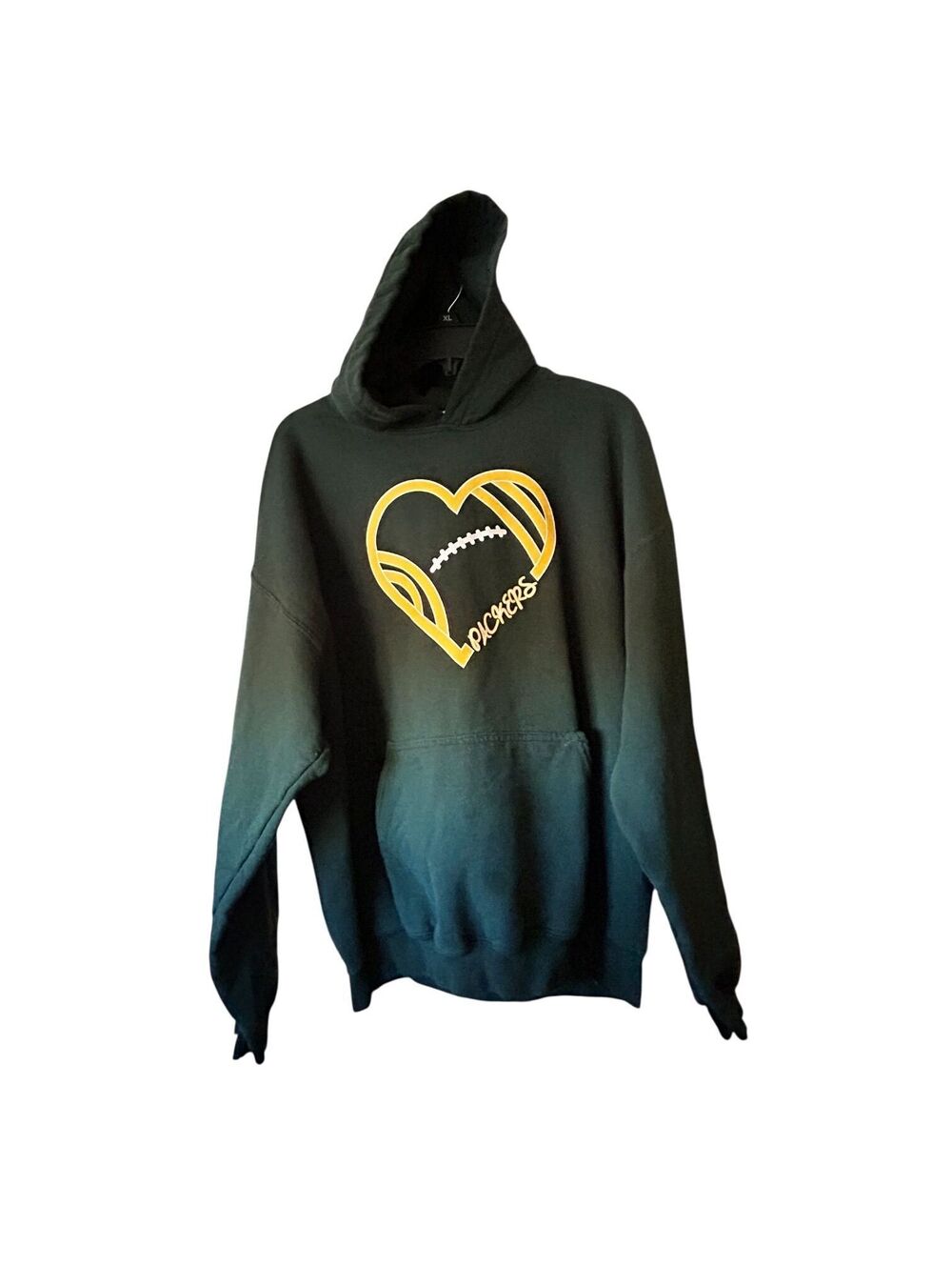 Green Bay packers XL hoodie w/heart